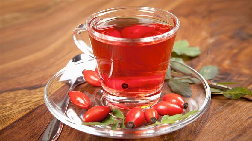 Benefícios chá de rosa mosqueta